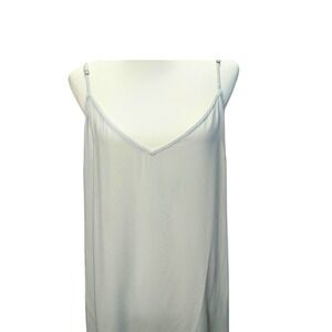 Abercrombie & Fitch Light Blue Adjustable Strap Soft Mini Slip Dress Women's XL